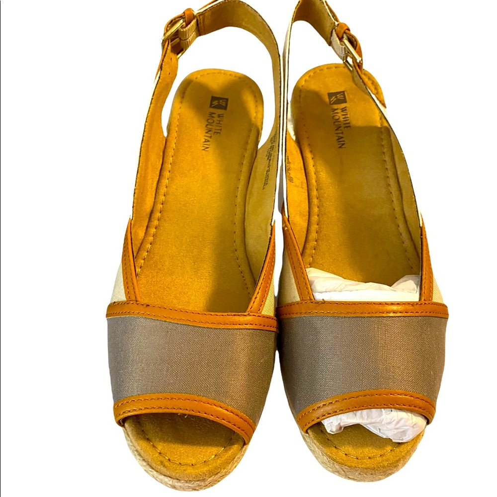 Multi-color Peep Toe Espadrilles